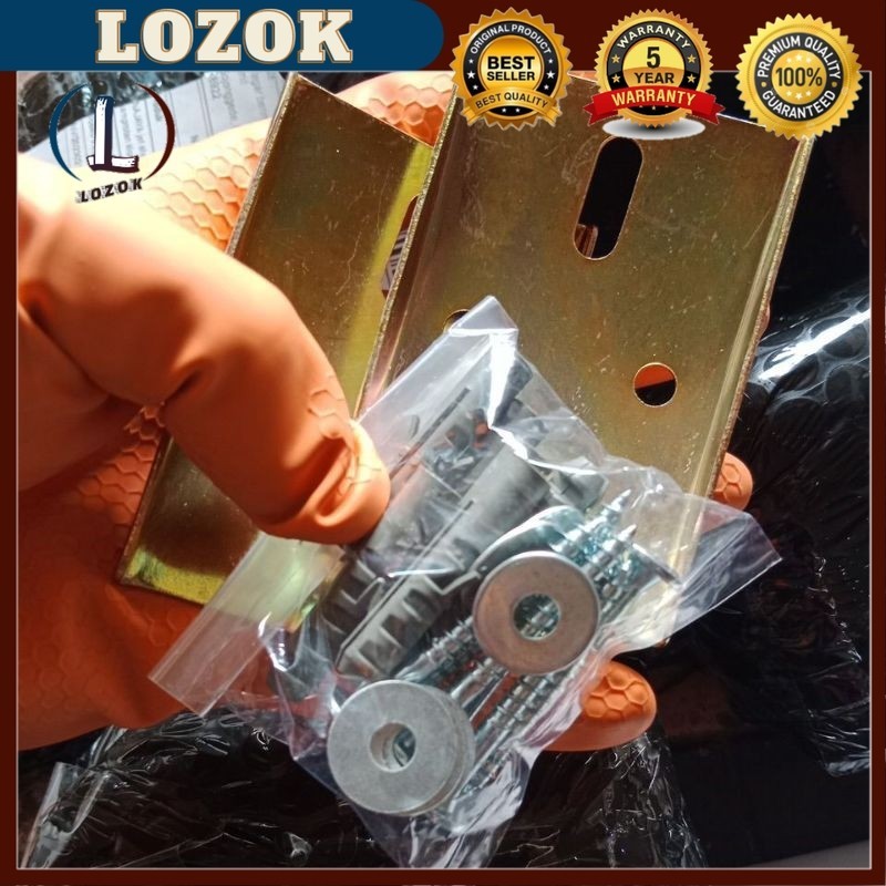 LOZTAK อะไหล่ Briquette Sink Support Bracket Support Screw Plate Sink Heel Hook