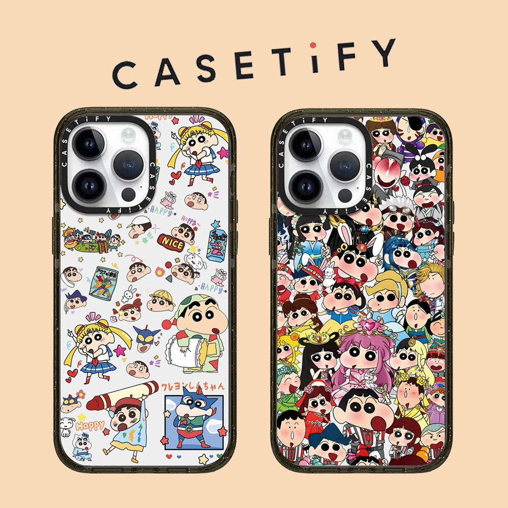 Casetify เคสโทรศัพท์มือถืออะคริลิคแข็ง กันกระแทก ลายการ์ตูนตลก สําหรับ iPhone 15 Pro Max 14 ProMax 13 12 12Pro 11