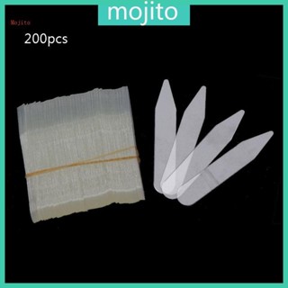 Mojito 200 ชิ้น พลาสติก ใส ปกเสื้อ ตัวทําให้แข็ง อยู่กระดูก …