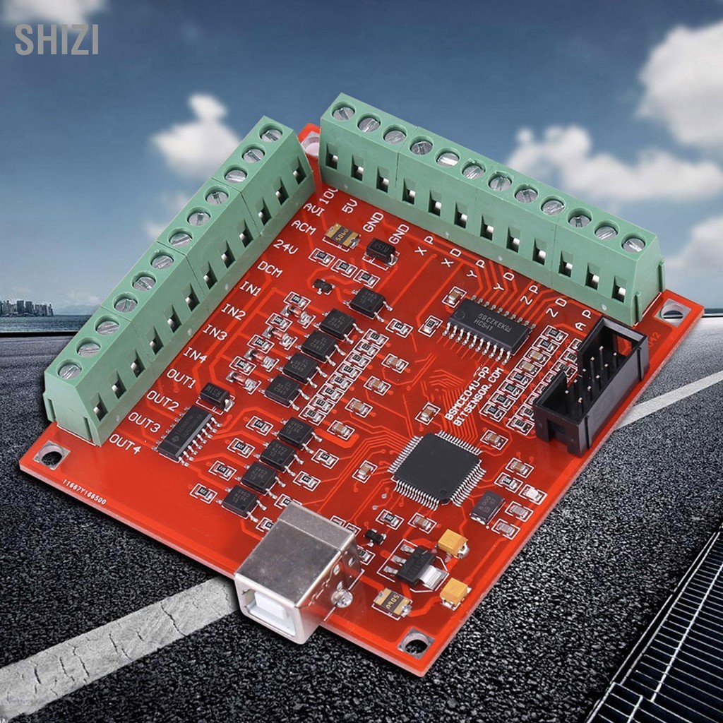 ShiZi USB MACH3 100Khz Motion Controller การ์ด Breakout Board สำหรับการแกะสลัก CNC