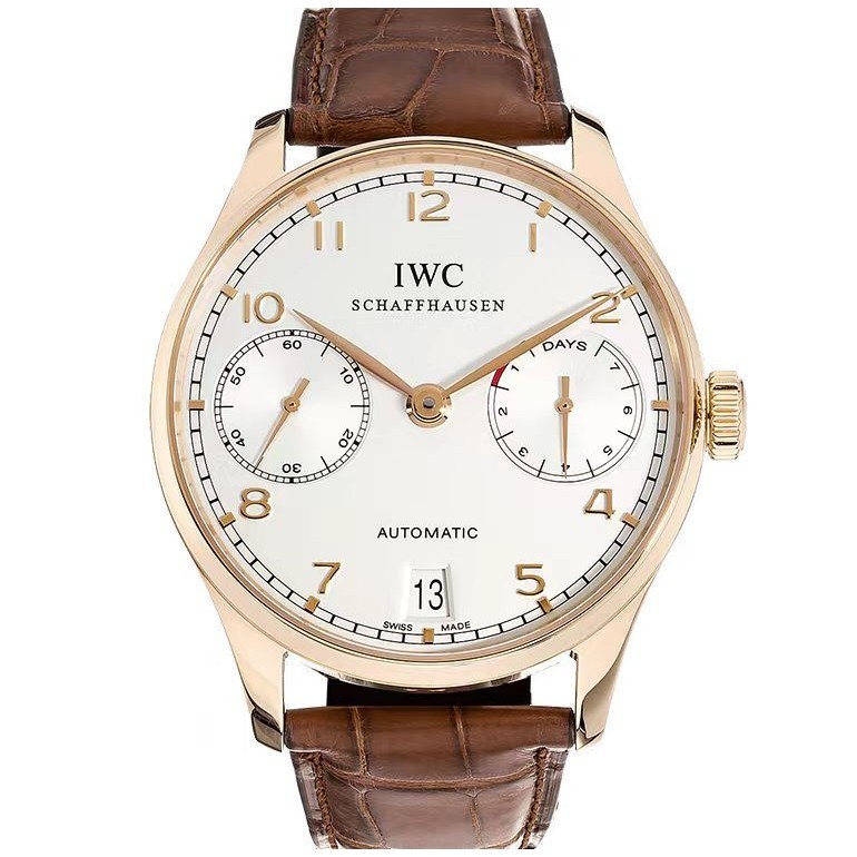Iwc IWC IWC Portuguese นาฬิกาข้อมืออัตโนมัติ สีโรสโกลด์ สําหรับผู้ชาย500113