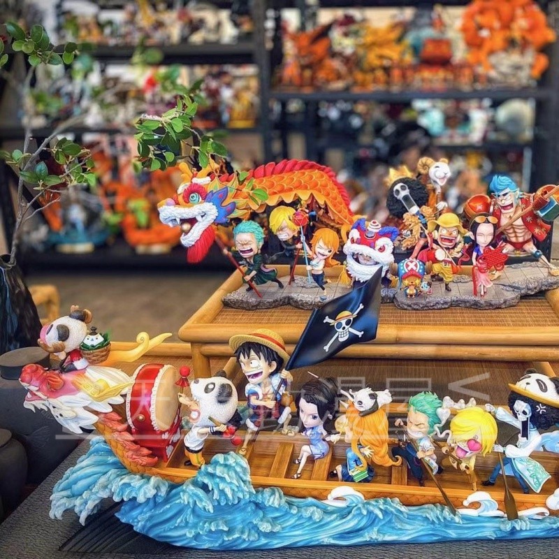 ส่งฟรี โมเดลฟิกเกอร์ รูปปั้นมังกร One Piece GK LBS ขนาดใหญ่ สําหรับตกแต่ง