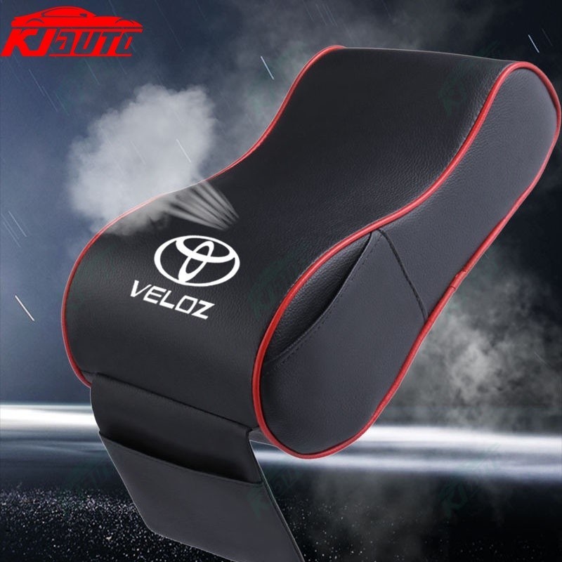 Toyota Veloz ปลอกหมอนหนัง ที่เท้าแขนกลาง ที่พักแขน แบบนุ่ม อุปกรณ์เสริม สําหรับรถยนต์