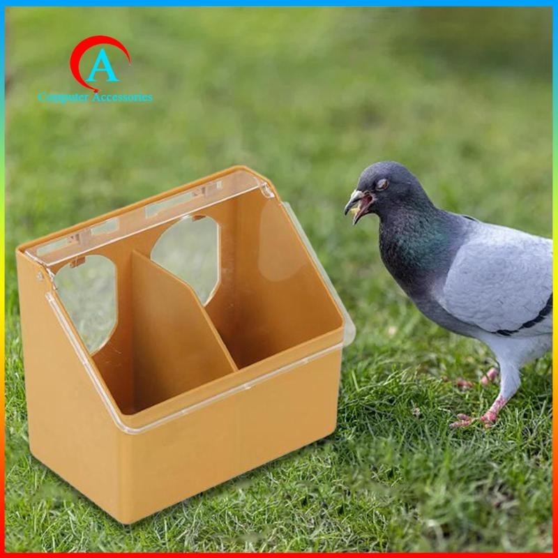 [ Pigeon กล่องให้อาหารนกพิราบ แบบแขวน สองรู สําหรับรังนกพิราบ