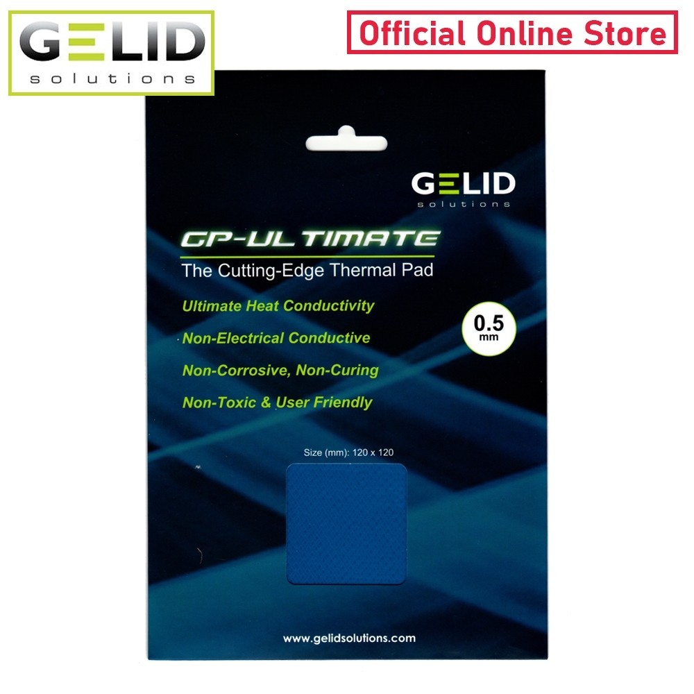 [Gelid Solutions Store] GP-ULTIMATE Thermal Pad 120x120x0.5 mm./15.0 W/mK (TP-GP04-S-A)