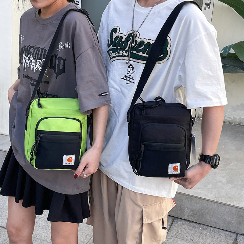 Carhartt กระเป๋าสะพายไหล่ กระเป๋าใส่โทรศัพท์มือถือ ความจุขนาดใหญ่ แบบพกพา เหมาะกับของขวัญวันเกิด วันวาเลนไทน์ สําหรับผู้ชาย และนักเรียน