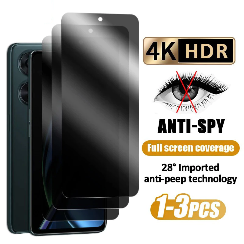 2-3 ชิ้น Anti-Spy ความเป็นส่วนตัวกระจกนิรภัย Xiaomi Redmi หมายเหตุ 15 15C 14C 13C 13 12S 12 12C 11S 11 10C 10A 10 9 9S 8 10S 9A 9T Poco C55 X5 X3 กระจก NFC ป้องกันหน้าจอเต็ม ฟิล์ม