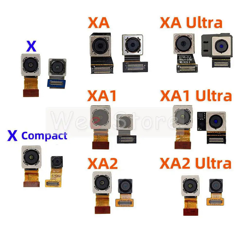 สายเคเบิลกล้องด้านหน้า และด้านหลัง แบบยืดหยุ่น ขนาดกะทัดรัด สําหรับ Sony Xperia X XA XA1 XA2