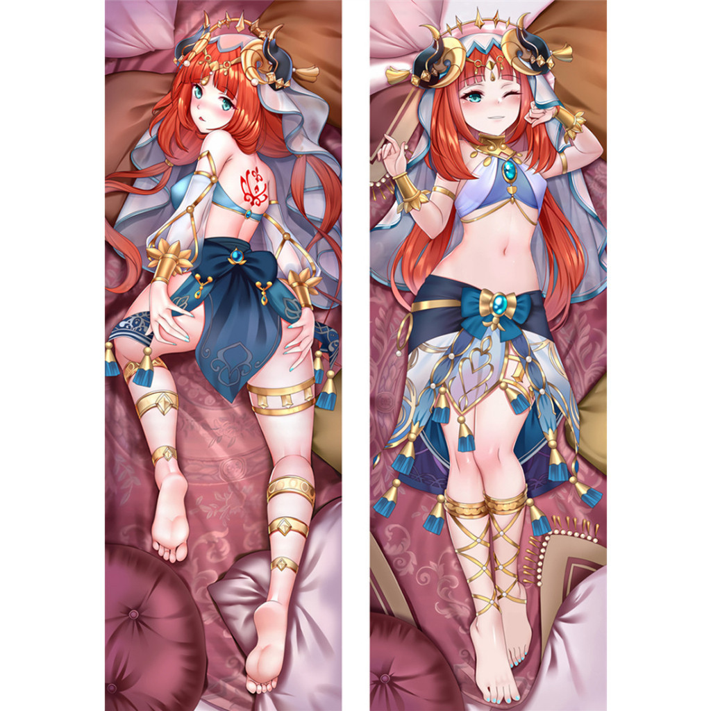 Genshin Impact Nilou Anime Dakimakura Waifu ปลอกหมอนบอดี้กอด