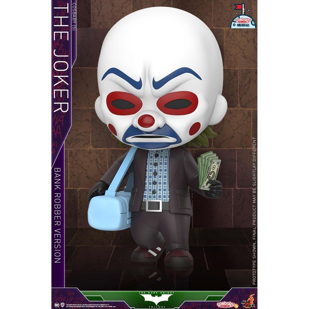 [พร้อมส่ง] Cosbaby Hottoys HT cosbaby COSB678 Batman Joker Mask Edition Bank Robber Edition
