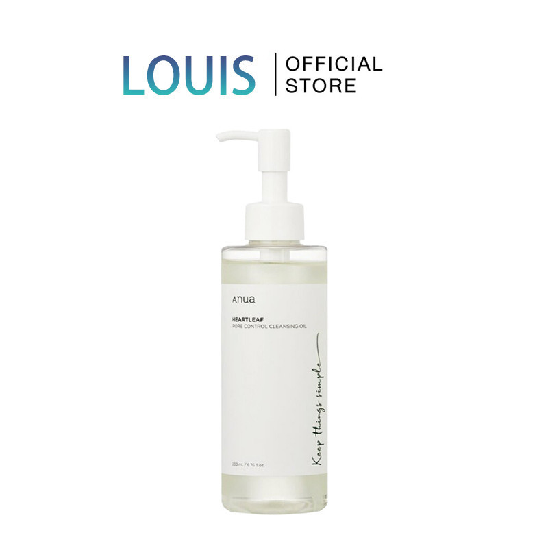 ANUA : HEARTLEAF PORE CONTROL CLEANSING OIL 200 ml คลีนซิ่งออยล์ทำความสะอาดผิวหน้าขจัดสิ่งสกปรก