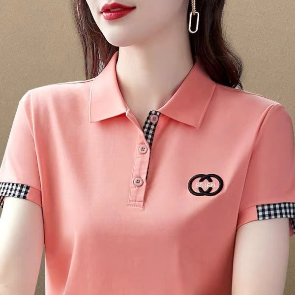 ที่ถูก ที่สุด รูปแบบล่าสุด รูปแบบตัวอักษร แขนสั้น เสื้อโปโล M~5XL