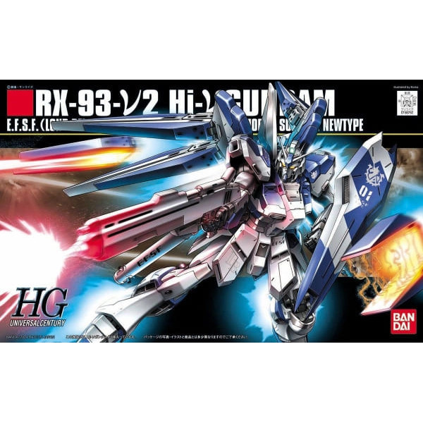 ของเล่น HG UC 1/144 Hi nu Hi- GUNDAM BANDAI ASSEMBLY MODEL