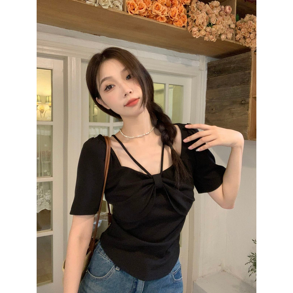 เสื้อยืดแขนสั้นลําลอง ขนาดใหญ่ แฟชั่นฤดูร้อน สําหรับผู้หญิง