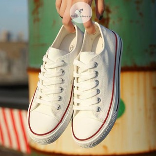 จุดสินค้า รองเท้าผ้าใบแฟชั่นสตรีสไตล์เกาหลี รองเท้าผ้าใบนักเ…