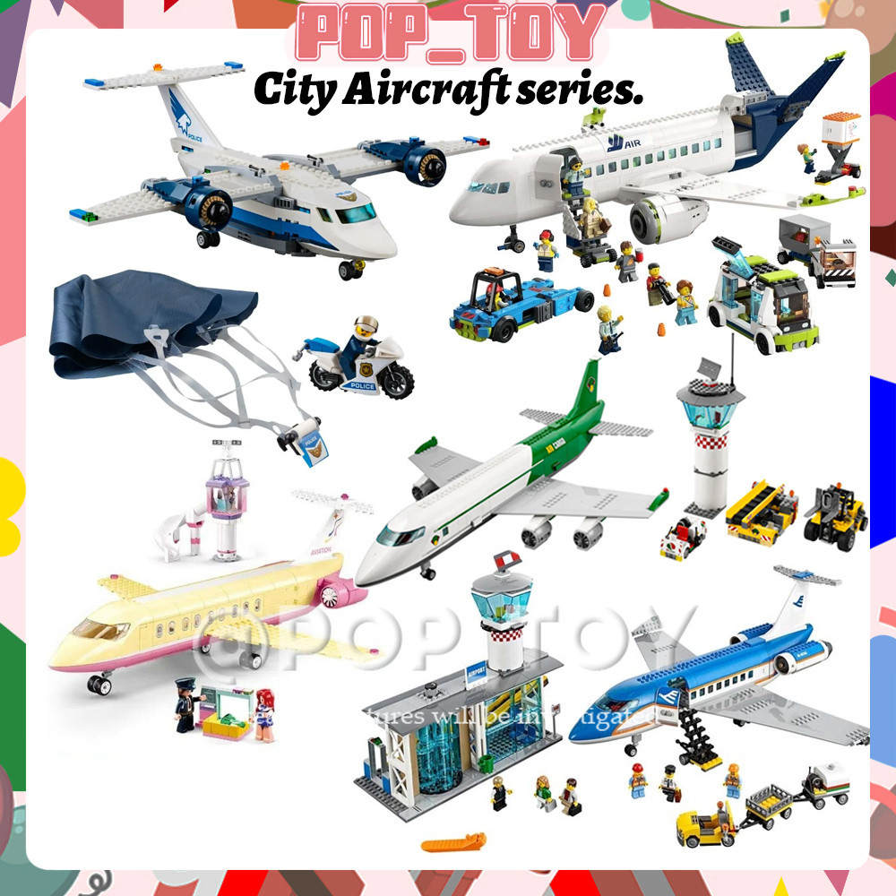เมืองจําลองเลโก้ 【City Series】โมเดลบล็อกตัวต่อ รูปผู้โดยสาร MOC Cargo DIY ของเล่นสําหรับเด็ก