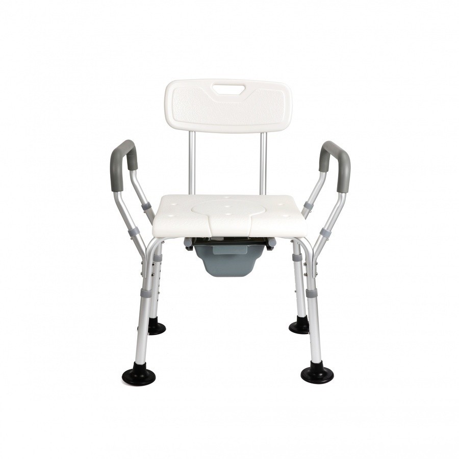 LOCAL789 Verno เก้าอี้นั่งขับถ่าย รุ่น 6KM017 ขนาด 42x62x91 ซม.สีขาว ร้านอยู่ในไทย