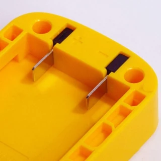 JUNIPER อะแดปเตอร์ DIY,ขั้วต่อแบตเตอรี่ ABS แบบพกพา,ทนทานหัวชาร์จสําหรับ Makita/DeWalt/WORX/Milkwaukee แบตเตอรี่ลิเธียม 18V