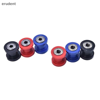 Erudent 1 ชิ้น 8 มิลลิเมตร 10 มิลลิเมตรลูกกลิ้งโซ่ Slider Tensioner ล้อท่องเที่ยว Pit Dirt Bike Moto ใหม่