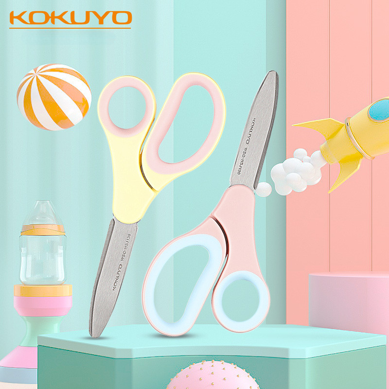 Kokuyo 2-in-1 กรรไกรตัดเล็บ แฮนด์เมด ขนาดเล็ก แบบพกพา พับได้ สําหรับนักเรียน