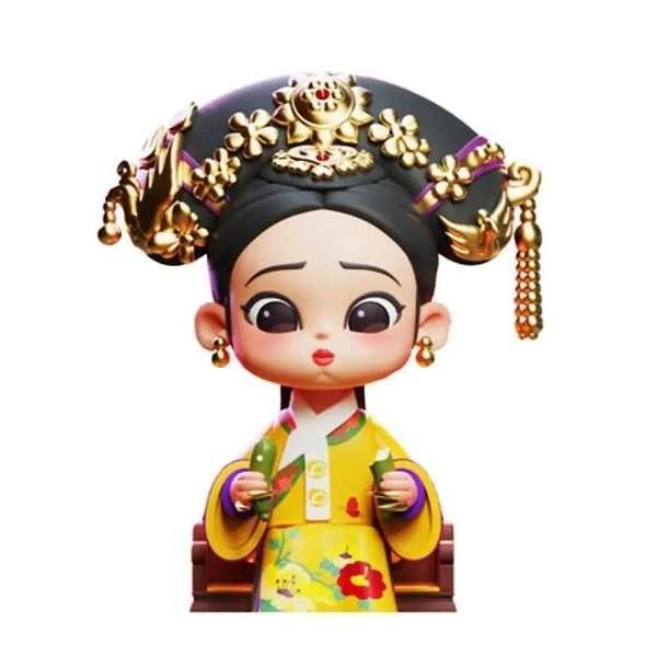 กล่องสุ่มโมเดล ปลาคราฟของแท้ใช้ความสนุก Zhen Huan Chuan Series Blind Box Peripheral Trend Decoration Creative Cute Girl Gift Handle