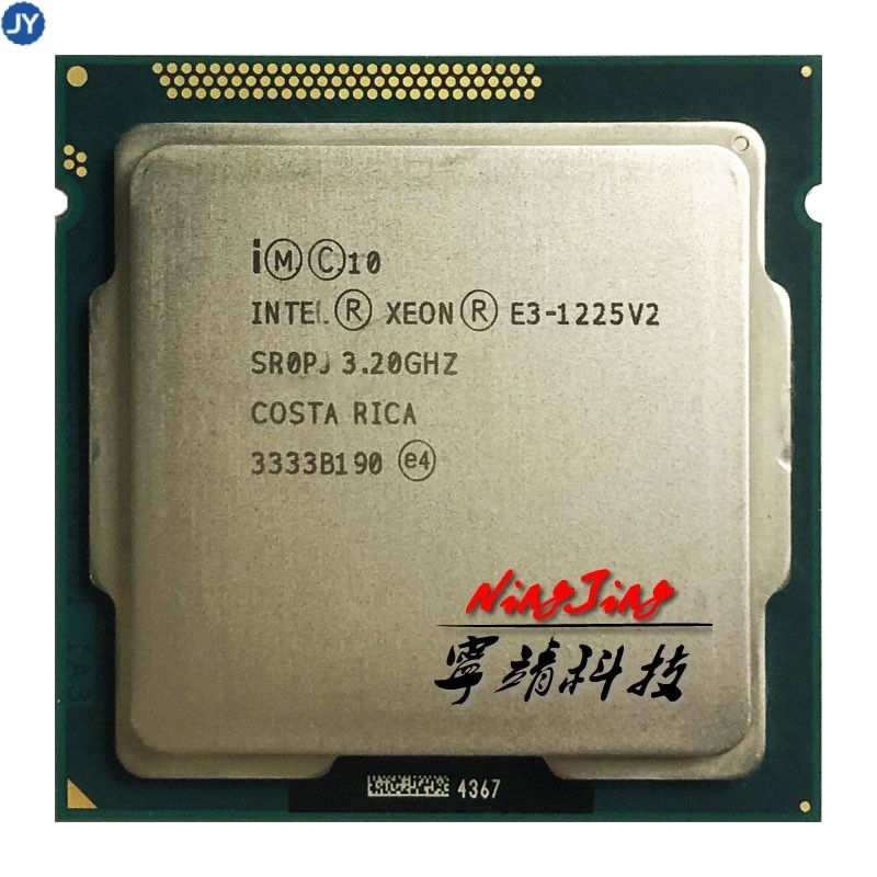 【พร้อมส่ง】intel Xeon E3-1225 V2 E3 โปรเซสเซอร์ CPU 1225v2 E3 1225 V2 3.2 GHz quad-core 8 ม. 77W LGA 1155
