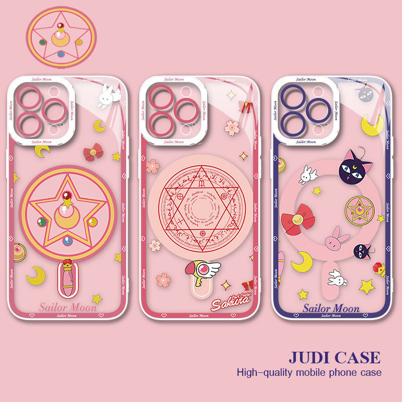 เคสโทรศัพท์มือถือ ซิลิโคนนุ่ม ใส ลายเซเลอร์มูน ท้องฟ้ากลางคืน สําหรับ iPhone 14 Pro Max 13 12 Mini 11 XS XR X 8 7 Plus 6S 6 SE