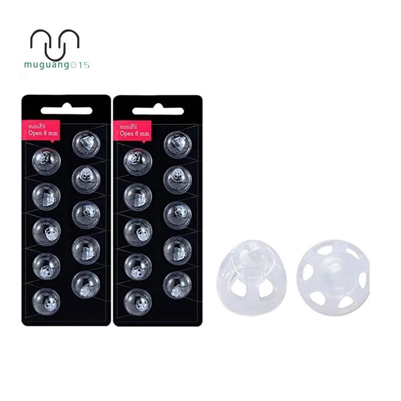 เครื่องช่วยฟังโดม Resound เครื่องช่วยฟังโดมเครื่องช่วยฟังสําหรับ MiniFit เปิด Vent Domes: 2 แพ็ค (8 