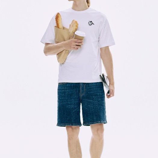 GIORDANO กางเกงขาสั้น ผู้ชาย Men's Denim Shorts 01104229