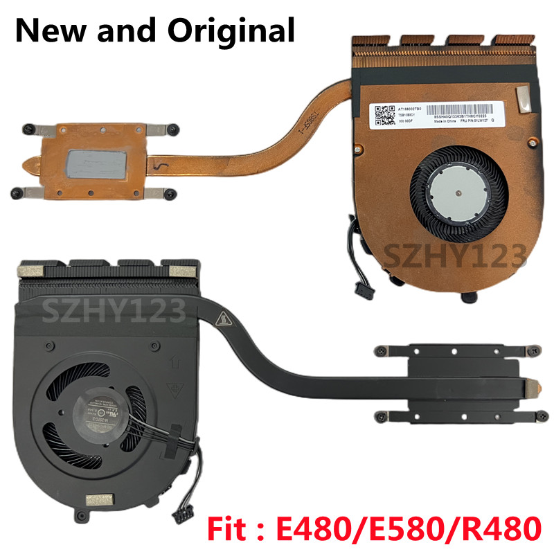 ใหม่ UMA CPU Cooler พัดลมระบายความร้อนฮีทซิงค์สําหรับ Lenovo ThinkPad E480 E580 R480 แล็ปท็อป 01LW12