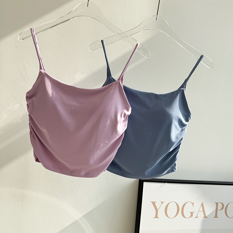 【YOGATRUTH】สปอร์ตบราเซ็กซี่ แบบแห้งเร็ว สีนู้ด สําหรับผู้หญิง ใส่เล่นโยคะ วิ่ง ฟิตเนส