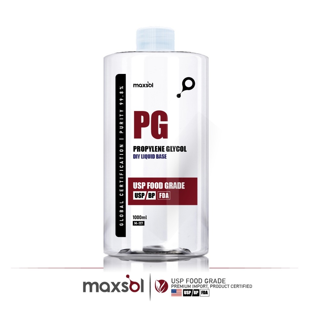 PG Propylene Glycol 99.9% USP/BP Grade (Import) : โพรพิลีน ไกลคอล (พีจี)