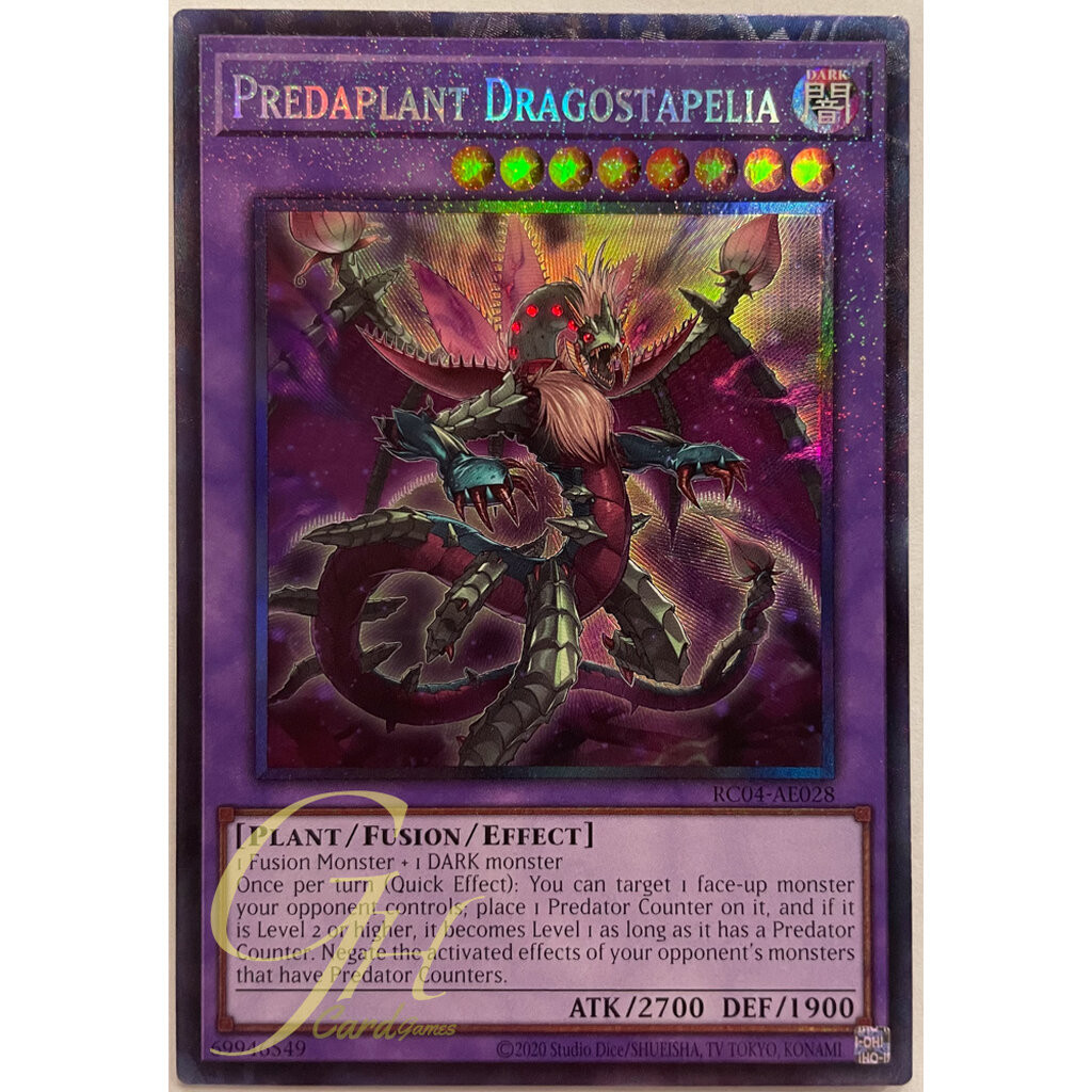 Yugioh [RC04-AE028] Predaplant Dragostapelia (Collector's Rare)