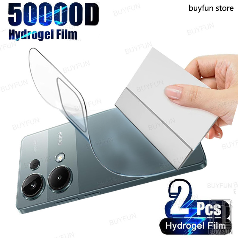 2 Pieces Back Hydrogel Soft Film For Xiaomi Redmi Note 13 Pro Plus Note13 Pro+ 4G 5G Full Cover Protector