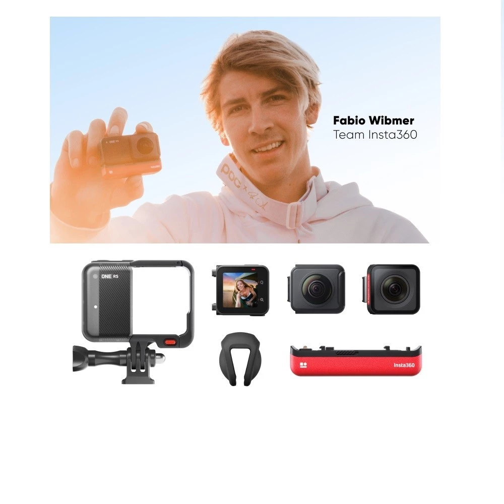 【ของแท้】Insta360 One RS เลนส์กล้องแอคชั่น มุมกว้าง 4K พาโนรามา 360 องศา มุมกว้าง 1 นิ้ว thumbnail 5