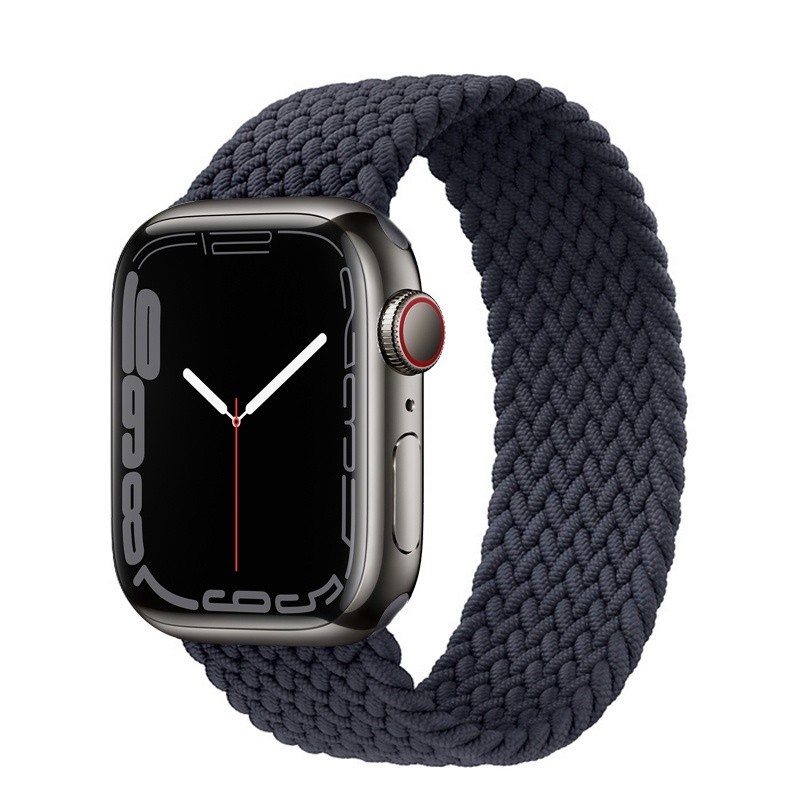 สายนาฬิกาข้อมือ แบบถัก สําหรับ Apple Watch Series 7 6 SE 5 4 3 แฟชั่น