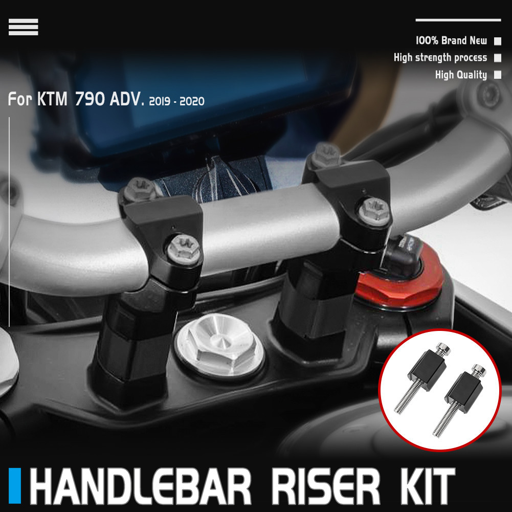 790 Adv Handlebar Riser Handle Bar Mount Clamp Adapter สําหรับ KTM 790Adv ผจญภัย 2020-2023 อุปกรณ์เสริมรถจักรยานยนต์