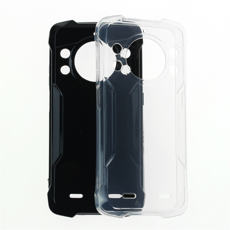 สําหรับ Cubot KingKong 9 เคสโทรศัพท์ซิลิโคนอ่อนนุ่มปกหลังสําหรับ Cubot KingKong9 สีดําโปร่งใสกรณีป้อ