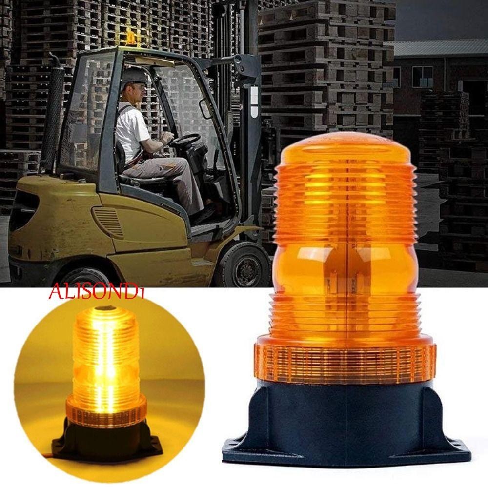 Alisond1 ไฟแฟลช LED 12V-24V ไฟกระพริบนิรภัย ไฟกระพริบ ไฟเตือน ไฟเตือนฉุกเฉิน สีแดง / น้ําเงิน / เหลือง ไฟเตือนสากล รถเข็นกอล์ฟ