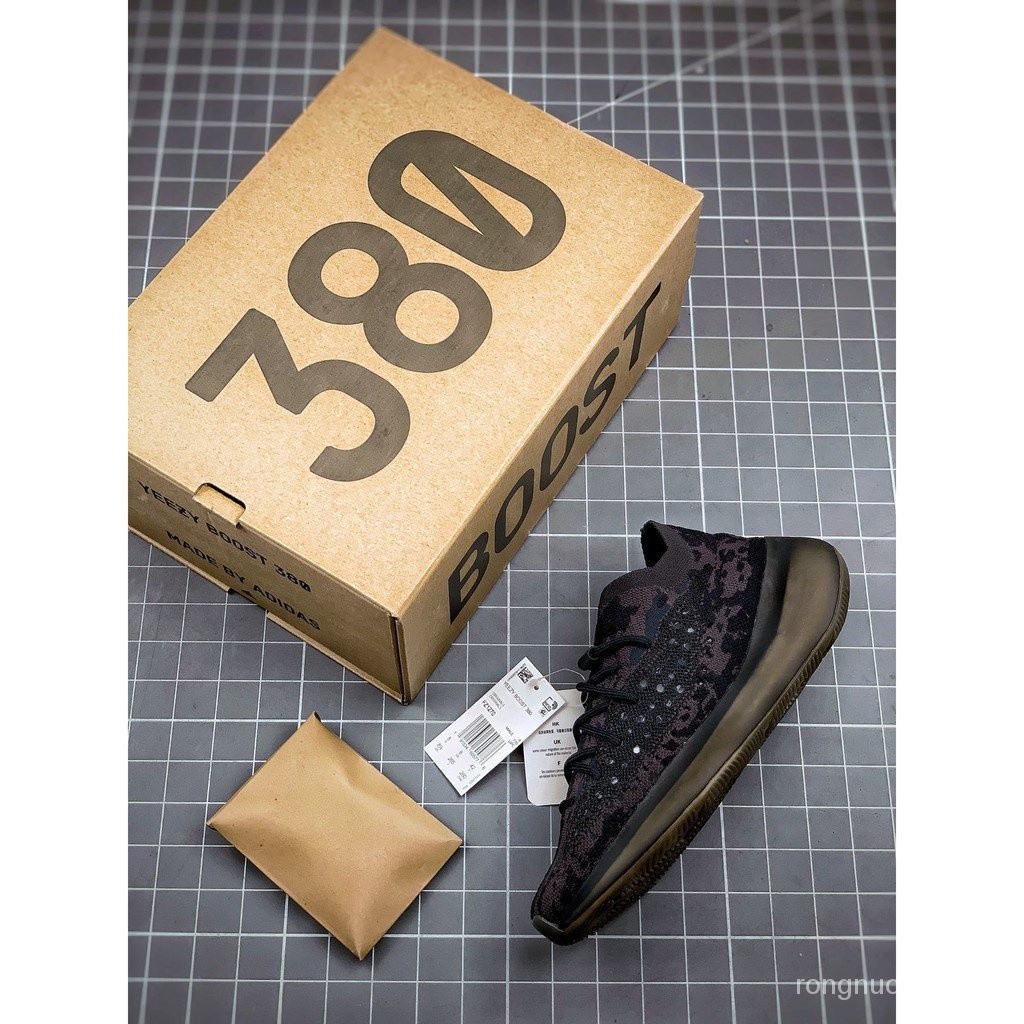 Ht5s Adidas Yeezy Boost 380 “Onyx” รองเท้ากีฬา รองเท้าวิ่ง สําหรับผู้ชาย