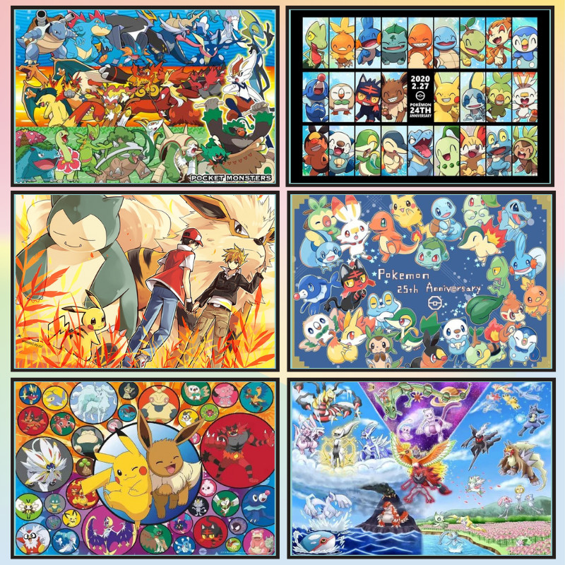 📣พร้อมส่ง📣【Pokémon】jigsaw puzzle-จิ๊กซอว์-300-1000-ชิ้น- ชิ้นของเด็ก จิ๊กซอว์ไม้ 1000 ชิ้น จิ๊กซอว์ 1000 ชิ้นสำหรับผู้ใหญ่ จิ๊กซอ จิ๊กซอว์ 500 ชิ้น🧩219-3-3 จิ๊กซอว์ 1000 ชิ้น สำหรับ ผู้ใหญ่ ตัวต่อจิ๊กซอว์ จิ๊กซอว์ การ์ตูน