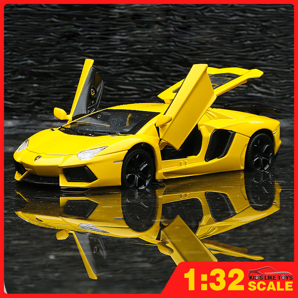 Klt 1:32 LP740 Supercar Diecast รุ่นรถโลหะผสมรถของเล่นคอลเลกชันของขวัญสําหรับเด็กเด็กผู้หญิง