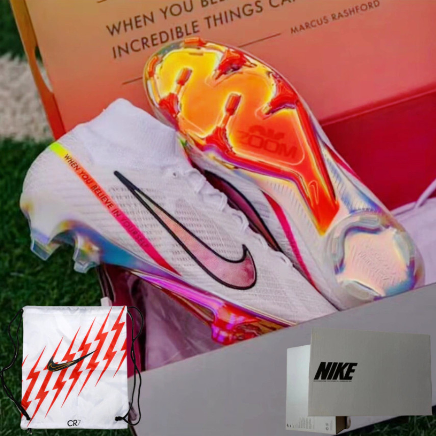 Nike รองเท้าฟุตบอลฟุตซอล Nike NIK AIR ZOOM Mercurial Superfly IX Bonded Pack set เบาะลมเต็มรูปแบบในตัวกันน้ำ kni