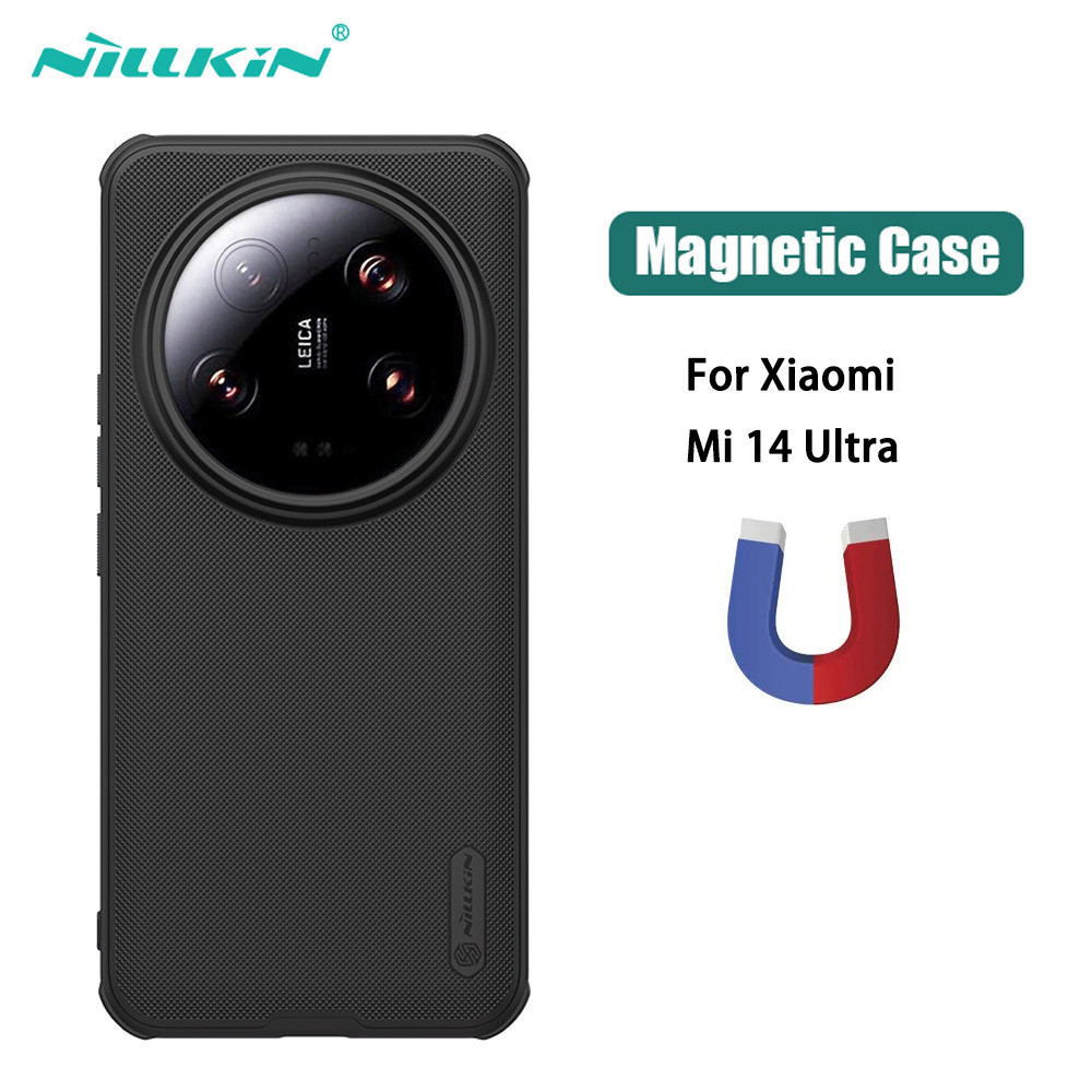 เคส Xiaomi 14 Ultra Nillkin Frosted Shield Pro ฝาครอบแม่เหล็กเคสสำหรับ Xiaomi 14 Ultra