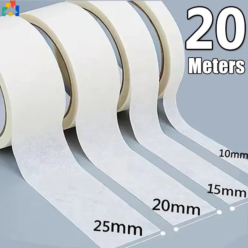 เทปกาว สีขาวน้ํานม ทนความร้อนสูง เขียนได้ 20 เมตร ต่อม้วน สําหรับบ้าน สํานักงาน DIY