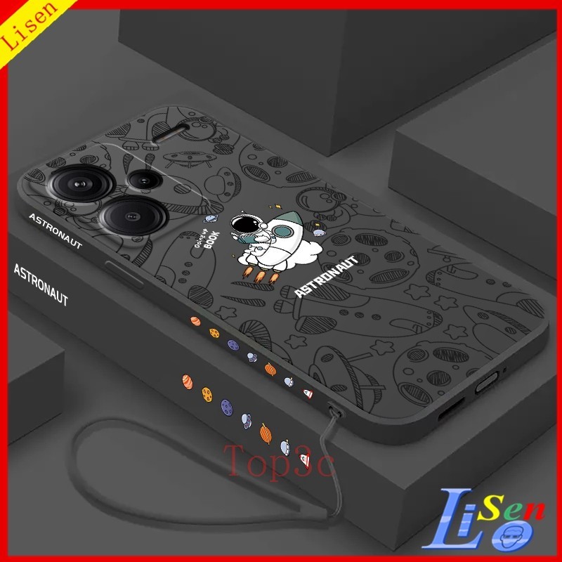 เคส Redmi Note 13 Pro Plus 5G Note 13 5G Note12 Pro 5G Note 12S Note 11s Note 11 Pro Note 13 5G เคสโทรศัพท์มือถือ ซิลิโคน ลายการ์ตูนนักบินอวกาศ สําหรับ TKA