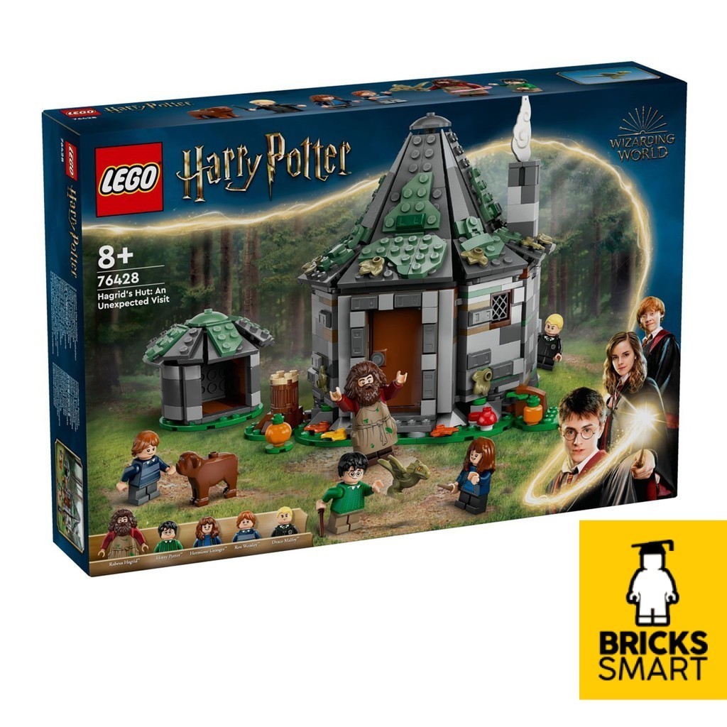 LEGO 76428 Harry Potter Hagrids Hut: ชุดของเล่นสร้างเยี่ยมยอดไม่หมดอายุ (896 ชิ้น)