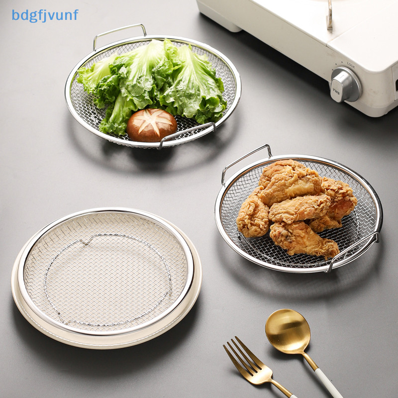 Bdgf ตะแกรงกรองน้ํามัน สเตนเลส สําหรับทอดอาหาร บาร์บีคิว