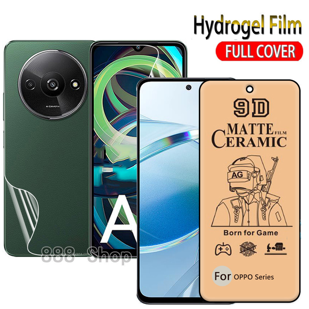 Ceramic ฟิล์ม นิ่ม เต็มจอ Redmi A3 A2Plus A1 ตรงรุ่น ติดง่าย สำหรับ XIAOMI RedmiA3 รุ่นใหม่ 015
