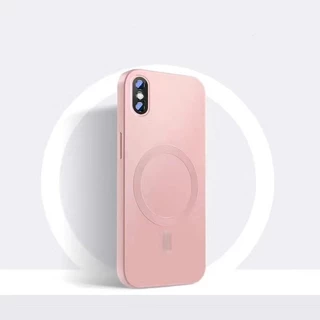 ใหม่ เคสโทรศัพท์มือถือ ซิลิโคน ชุบไฟฟ้า แม่เหล็ก กันกระแทก สําหรับ iPhone X XS Max xr 11 12 13 Pro Max 7 8 Plus